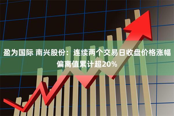 盈为国际 南兴股份：连续两个交易日收盘价格涨幅偏离值累计超20%